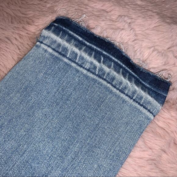 rag & bone Capri Step Frayed Hem Light Wash Skinny Jeans Wiley Size: 27 - Picture 8 of 16